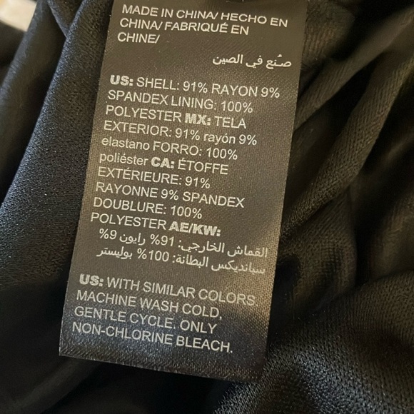 White House Black Market: White/Black stripe faux wrap MAXI dress- side slits-10 - Picture 4 of 16